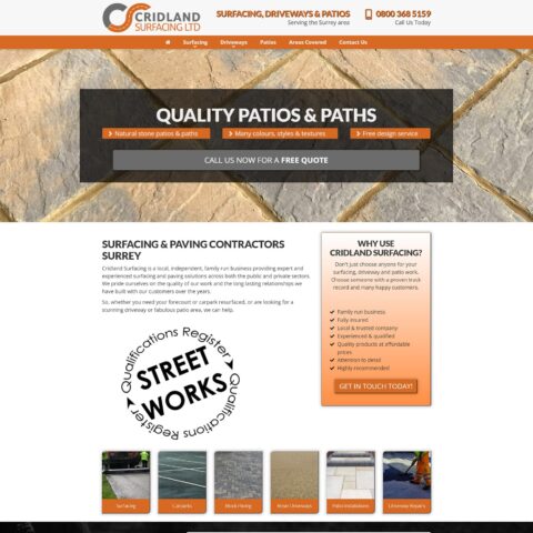 web design for surfacing companies near me Altrincham