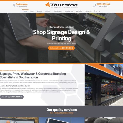 Stockbridge printing website design