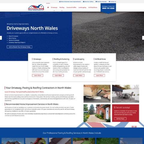 Website design for roofers in Theale