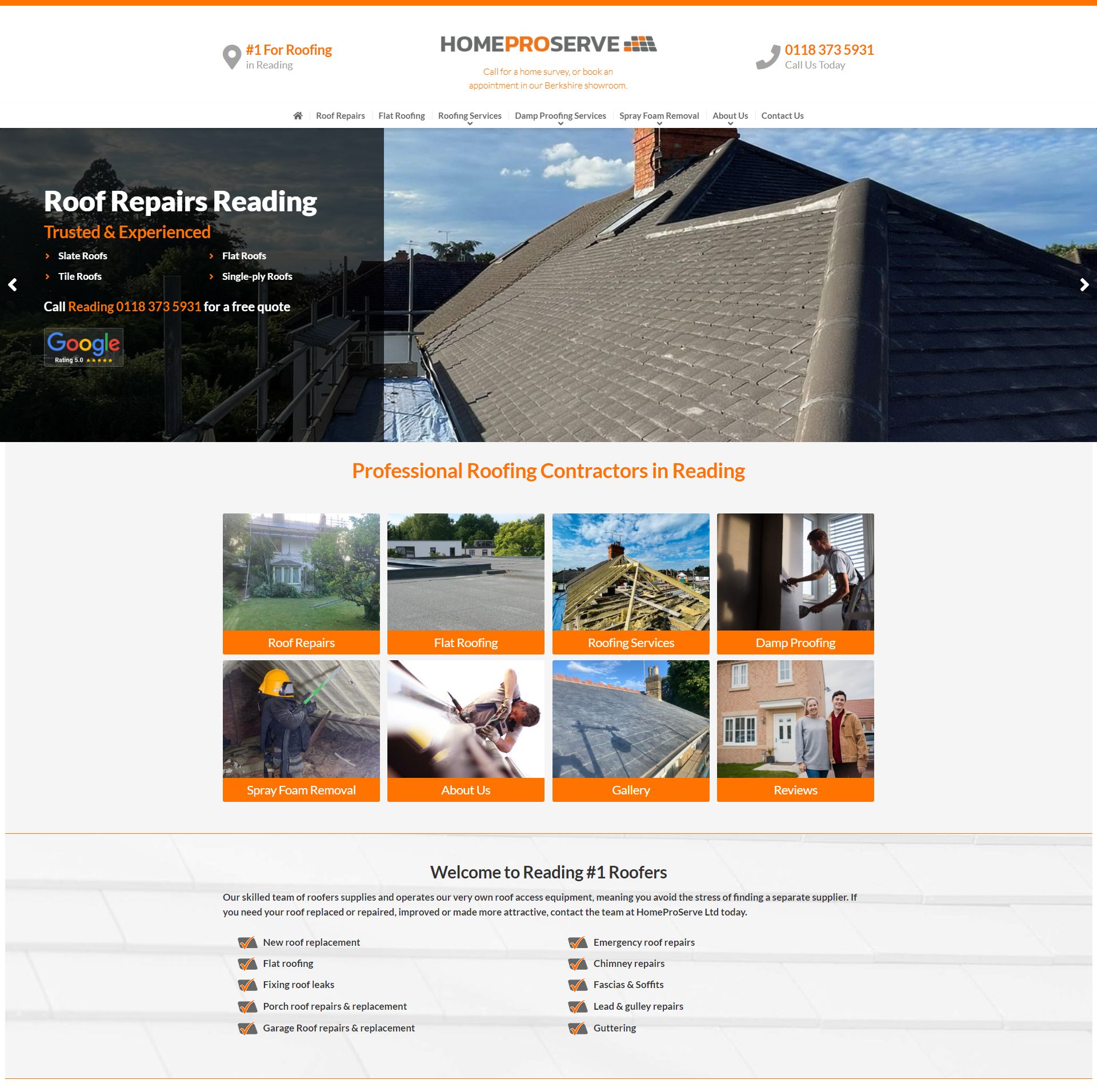 Roofing Services in Reading